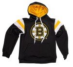 Calhoun NHL Surf & Skate Mens Varsity Retro Style Pullover Hoodie – The Coastal Collection (X-Large, Boston Bruins)