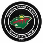 FANMATS - 10269 NHL Minnesota Wild Nylon Face Hockey Puck Rug 27" diameter