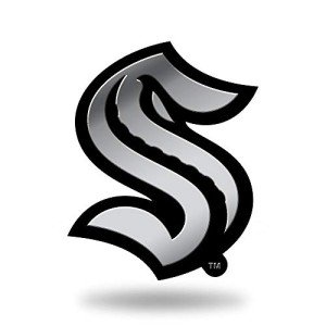Rico Industries NHL Seattle Kraken Chrome Finished Auto Emblem 3D Sticker