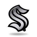 Rico Industries NHL Seattle Kraken Chrome Finished Auto Emblem 3D Sticker