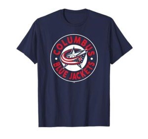 Columbus Blue Jackets Symbol Navy Officially Licensed T-Shirt