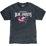Blue 84 Standard NHL Officially Licensed T-Shirt Heathered Black