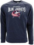 Blue 84 Standard NHL Officially Licensed Tri-Blend Crewneck Sweatshirt High Sticking, Team Color
