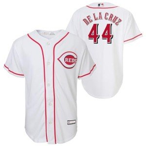 Elly De La Cruz Cincinnati Reds MLB Kids Youth 8-20 White Home Player Jersey (10-12)