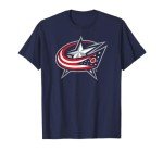 Columbus Blue Jackets Icon Navy Blue Officially Licensed T-Shirt