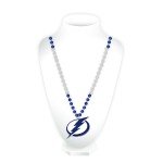 Rico Industries NHL Tampa Bay Lightning Team Logo Mardi Gras Style Beads, 3 x 24-"