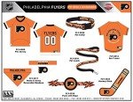 Pets First NHL Philadelphia Flyers Stick Toy for Dogs & Cats. Play Hockey with Your Pet with This Licensed Dog Tough Toy Reward!