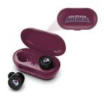 NHL Colorado Avalanche True Wireless Earbuds, Team Color