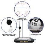 Pets First Cat Scratching Toy NHL Boston Bruins Hockey Field Cat Scratcher Tiy with Interactive Cat Ball Bell in Tracks. 5-in-1 CAT Toy