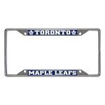 FANMATS 16987 Toronto Maple Leafs Chrome Metal License Plate Frame, Team Colors, 6.25in x 12.25in