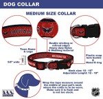 Pets First NHL Washington Capitals Collar for Dogs & Cats, Medium. - Adjustable, Cute & Stylish! The Ultimate Hockey Fan Collar!