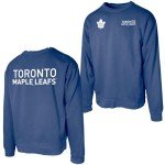 Blue 84 Standard NHL Officially Licensed Crewneck Sweatshirt Ringspun Front/Back, Team Color