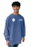 Blue 84 Standard NHL Officially Licensed Crewneck Sweatshirt Ringspun Front/Back, Team Color