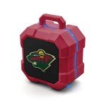 NHL Minnesota Wild ShockBox LED Wireless Bluetooth Speaker, Team Color