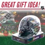 NHL Minnesota Wild Team Logo Mini Hockey Goalie Mask with Case - Collectible Goalie Mask with Official NHL Logos and Colors