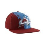 ZHATS Standard NHL Officially Licensed Adjustable Snapback Hat Flat Bill Z11 Retro Paintbrush, Team Color, One Size