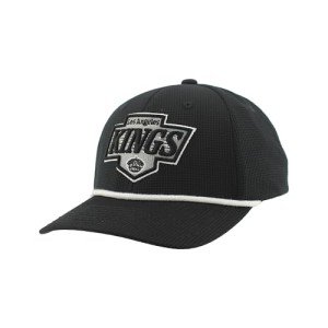 ZHATS Standard NHL Officially Licensed Rope Hat Snapback Backspin Contrast, Black, One Size