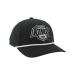 ZHATS Standard NHL Officially Licensed Rope Hat Snapback Backspin Contrast, Black, One Size