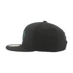ZHATS Unisex Kid's NHL Officially Licensed Youth Adjustable Snapback Hat Flat Bill Z11 Black Element, One Size