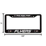 Rico Industries NHL Philadelphia Flyers Standard Chrome License Plate Frame , 6 x 12.25-inches