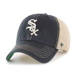 '47 MLB Trawler Mesh Clean Up Adjustable Hat, Adult One Size Fits All (Chicago White Sox Black)