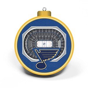 YouTheFan NHL St. Louis Blues 3D StadiumView Ornament - Enterprise Center