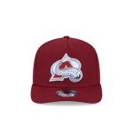 New Era NHL 9FIFTY A-Frame Adjustable Snapback Hat Cap One Size (US, Alpha, One Size, Colorado Avalanche - Maroon)