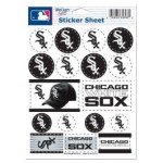 Wincraft MLB Chicago White Sox Vinyl Sticker Sheet, 5" x 7"