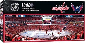 Masterpieces 1000 Piece Sports Jigsaw Puzzle - NHL Washington Capitals Center View Panoramic - 13"x39"