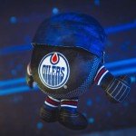 Bleacher Creatures Edmonton Oilers 8" NHL Kuricha Hockey Puck Sitting Plush - Soft Chibi Inspired Plush
