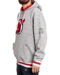 Calhoun NHL Surf & Skate Mens Muskoka Team Striped Premium Pullover Hoodie (New Jersey Devils, X-Large)