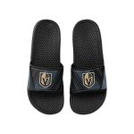 FOCO NHL Las Vegas Golden Knights Mens Legacy Sport Shower Slide Flip Flop Sandals, Team Color, Large/ Mens Size 11-12
