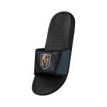 FOCO NHL Las Vegas Golden Knights Mens Legacy Sport Shower Slide Flip Flop Sandals, Team Color, Large/ Mens Size 11-12