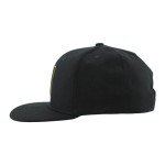 ZHATS Standard NHL Officially Licensed Adjustable Snapback Hat Flat Bill Z11 Black Element, One Size