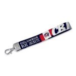 Rico Industries NHL Hockey Columbus Blue Jackets Standard Wrist Lanyard Key Chain, Cute Wristlet Strap Keychain Holder for Women Men Car Keys ID Badges Card Wallet Phone Camera