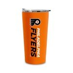 Rico Industries NHL Hockey Philadelphia Flyers 18oz Soft Touch, Easy Grip Tumbler