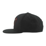 ZHATS Standard NHL Officially Licensed Adjustable Snapback Hat Flat Bill Z11 Black Element, One Size