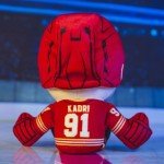 Bleacher Creatures Calgary Flames Nazem Kadri 8" NHL Kuricha Sitting Plush - Soft Chibi Inspired NHL Superstar