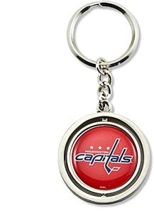 Aminco NHL Washington Capitals Spinning Logo Keychain Multicolor, One Size