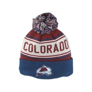 ZHATS Standard NHL Officially Licensed Beanie Pom Finish Line, Team Color, One Size