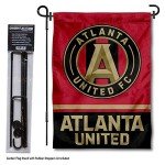 WinCraft Atlanta United Football Club Garden Flag with Stand Pole Holder