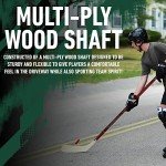 Franklin Sports NHL Minnesota Wild Team 48-Inch Vinyl Hockey Stick Right), Junior, Red