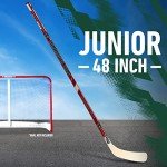 Franklin Sports NHL Minnesota Wild Team 48-Inch Vinyl Hockey Stick Right), Junior, Red