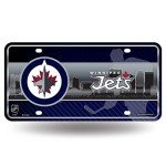 Rico Industries NHL Winnipeg Jets Metal License Plate Tag , 6 x 11.5-inches