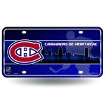 Rico Industries Metal License Plate Tag, Montreal Canadiens , 6 x 11.5-inches