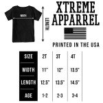 Xtreme Apparrel Austin Soccer Skyline Kid's Fan T-Shirt (Black Shirt, 4T)