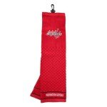 Team Golf NHL Washington Capitals Embroidered Golf Towel Embroidered Golf Towel, Checkered Scrubber Design, Embroidered Logo