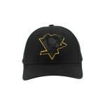 ZHATS Standard NHL Officially Licensed Adjustable Snapback Hat Dakota Element Black, One Size