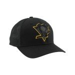 ZHATS Standard NHL Officially Licensed Adjustable Snapback Hat Dakota Element Black, One Size