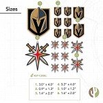 Desert Cactus Las Vegas Golden Knights Team NHL National Hockey League Sticker Vinyl Decal Laptop Water Bottle Car Scrapbook (Type 1-1)